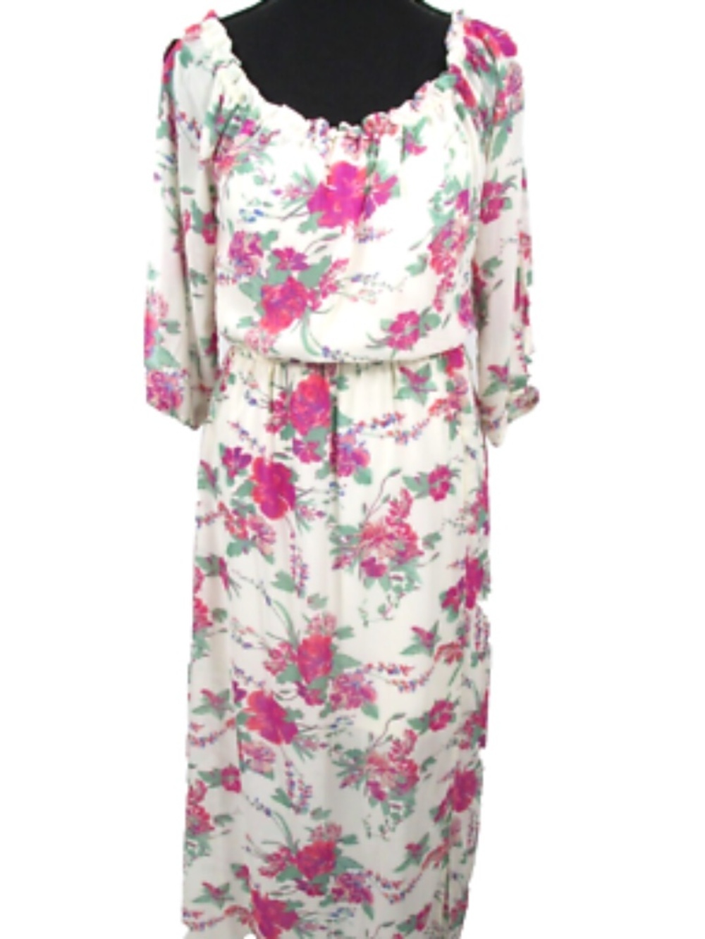 Forever 21 Long Sleeve Floral Maxi Dress